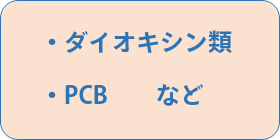 ダイオキシン類 ・PCBなど