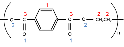 PETの構造式