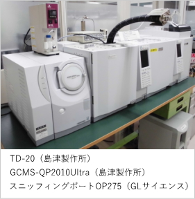 図2　におい嗅ぎ付きTD-GC/MS